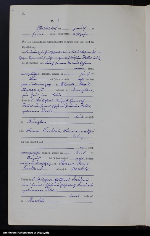 image.from.unit.number "Heiraths-Neben-Register Nr 1 - 10 [ Księga małżeństw - wtóropis ]"