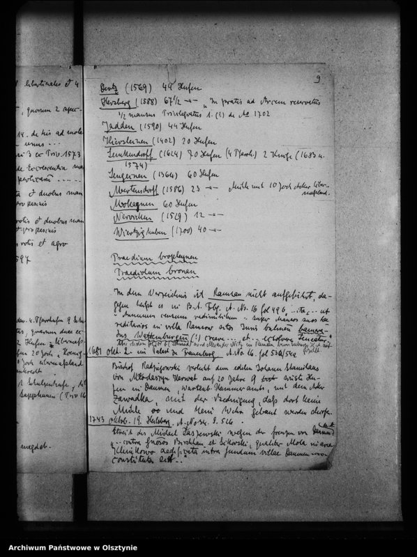 image.from.unit.number "Wartenburg, Schloss, Nachweisbarer Aufenthalt der Bischöfe von 1381 bis 1767, Archipresbyterium Kammeramt 1767 usw."