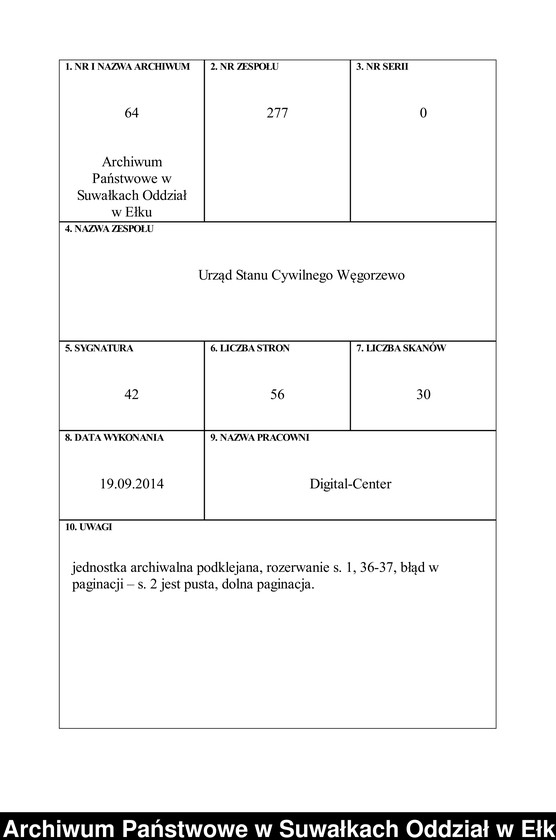 image.from.unit.number "Heiraths-Neben-Register des Preussischen Standes-Amtes Angerburg Kreis Angerburg"