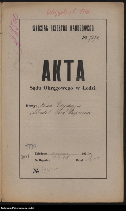 Obraz 2 z jednostki "Mendel Hersz Rzepkowicz – biuro ekspedycyjne"