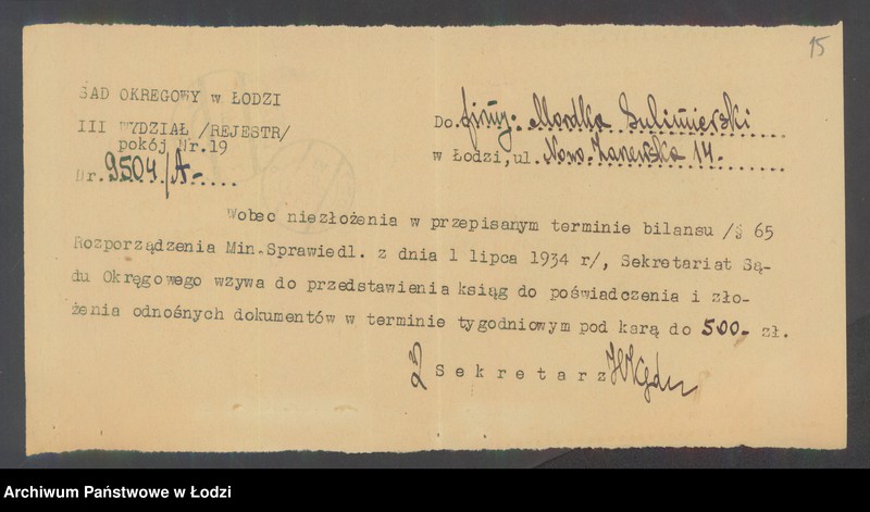 Obraz 17 z jednostki "Mordka Sulimierski- sklep rzeźniczy"