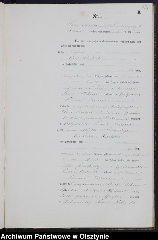 image.from.unit.number "Heiraths-Neben-Register Nr 1 - 23"