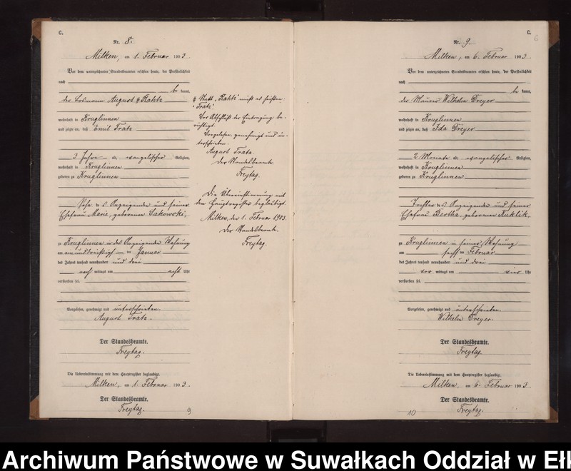 image.from.unit.number "Sterbe-Neben-Register des Preussischen Standes-Amtes Stasswinnen Kreis Lötzen"
