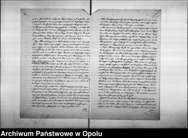 Obraz 16 z jednostki "Acta Generalia des Magistrats zu Oppeln betreffend Stiftungen Vol. I"