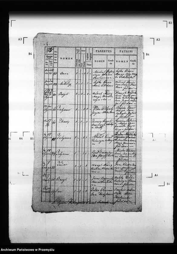 Obraz 11 z jednostki "[Kopie ksiąg metrykalnych parafii Szczerzec z filią Parypsy (dekanat Niemirów)]"