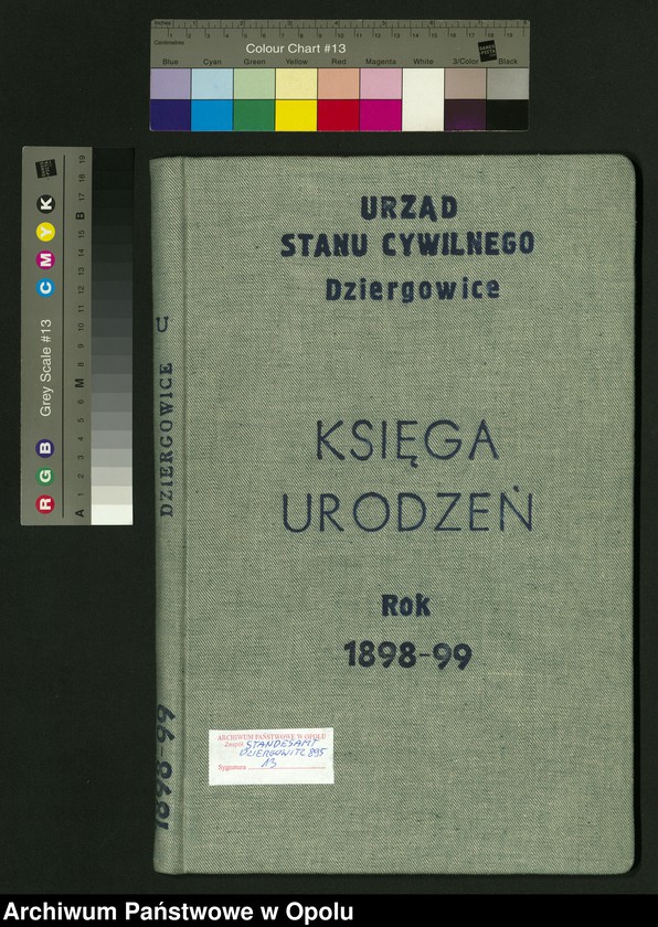 Obraz 2 z jednostki "Urząd Stanu Cywilnego Dziergowice Księga urodzeń rok 1898-99"