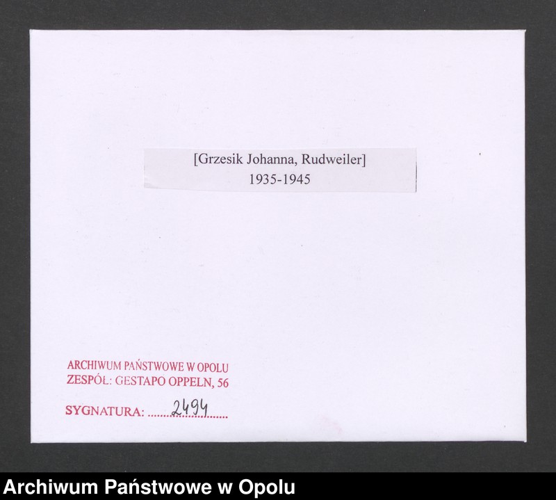 Obraz 2 z jednostki "[Grzesik Johanna, Rudweiler]"