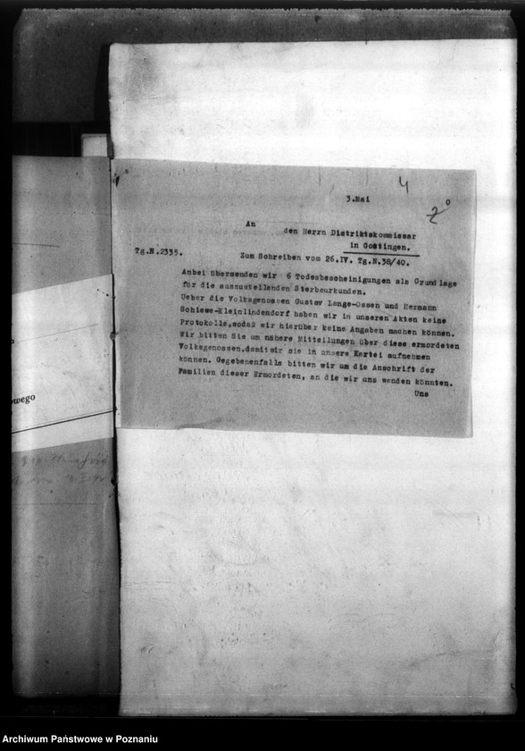 Obraz 8 z jednostki "Gustaw Lange aus Ossowo (powiat Gostyń)"