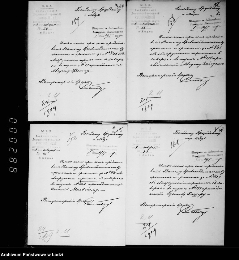 Obraz 13 z jednostki "O voznagraždenji za uničtožennyja na gorodskoj skotobojne trichinoznyja svinnyja tuši"