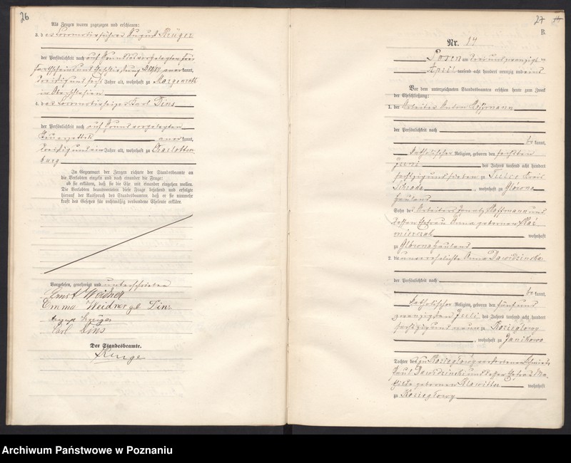 Obraz 16 z jednostki "Księga małżeństw"