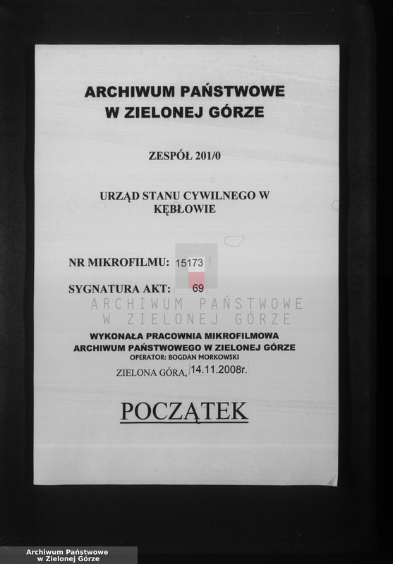 Obraz 1 z jednostki "Sterbe-Haupt-Register"