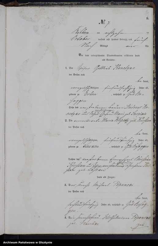 image.from.unit.number "Haupt-Heiraths-Register Nr 1 - 16"