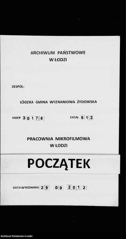 Obraz 1 z jednostki "Rejestr poborczy"