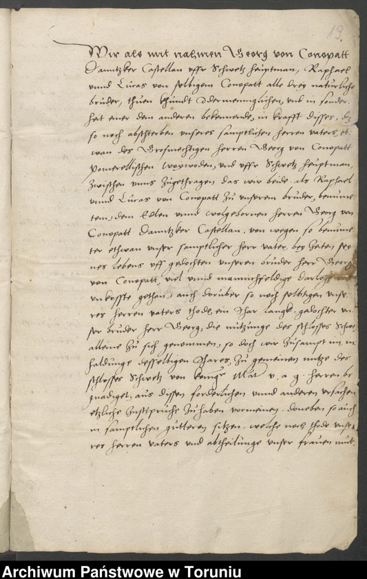 image.from.unit.number "Jerzy Konopacki II, kasztelan gdański i starosta świecki-podział majątku między braćmi Jerzym, Rafałem, Łukaszem"