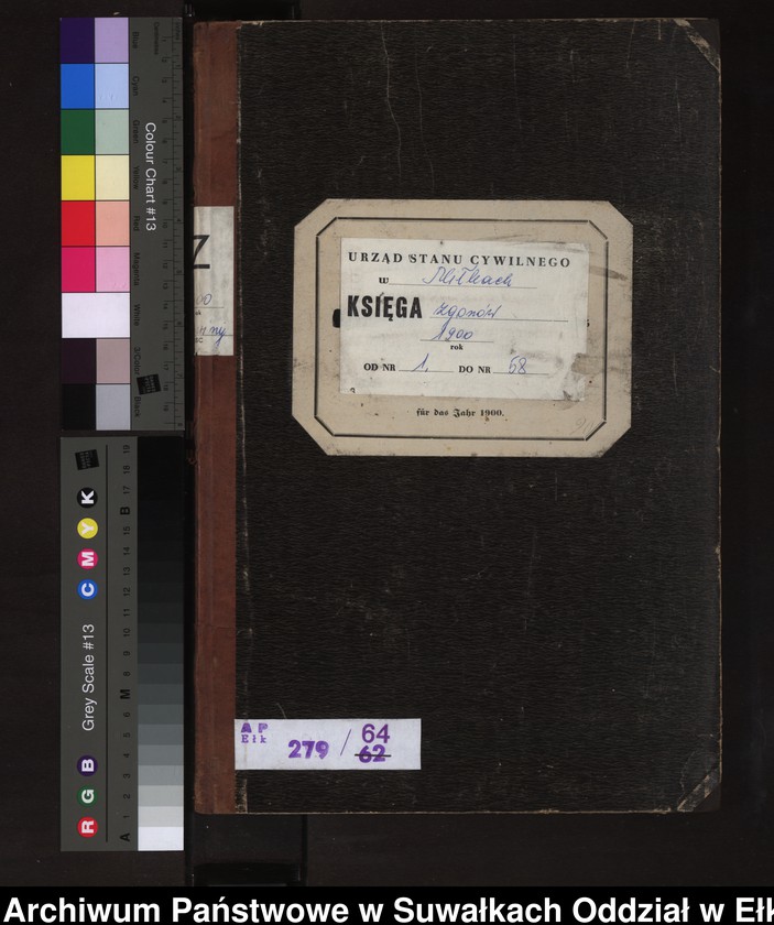 image.from.unit.number "Sterbe-Neben-Register des Preussischen Standes-Amtes Stasswinnen Kreis Lötzen"
