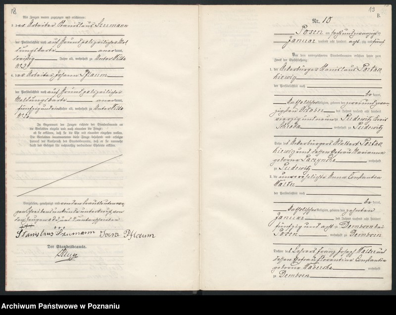 Obraz 12 z jednostki "Księga małżeństw"