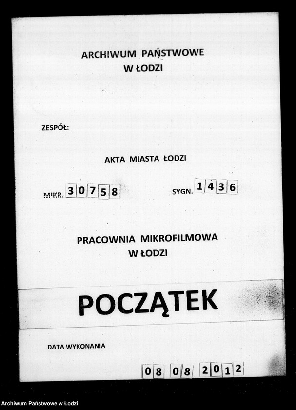Obraz 1 z jednostki "Akta tyczące się ustanowienia opieki nad nieletnią Anną Zemler po zmarłych Engelharcie i Otylii z Bachmanow małżonków Zemler pozostałą córką"