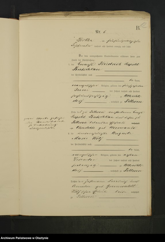 image.from.unit.number "Heiraths-Neben-Register Nr 1 - 11"