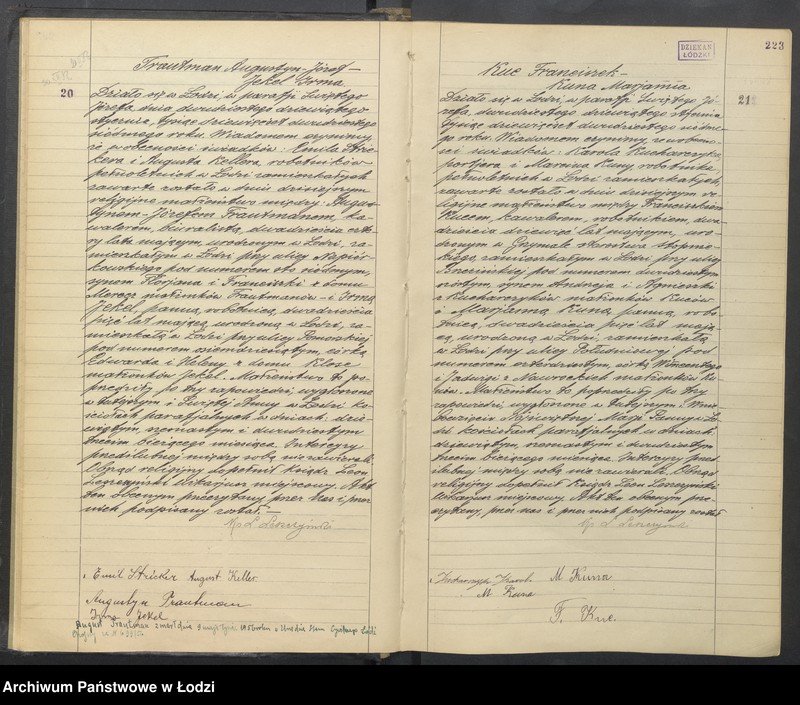 Obraz 13 z jednostki "Akta małżeństw"