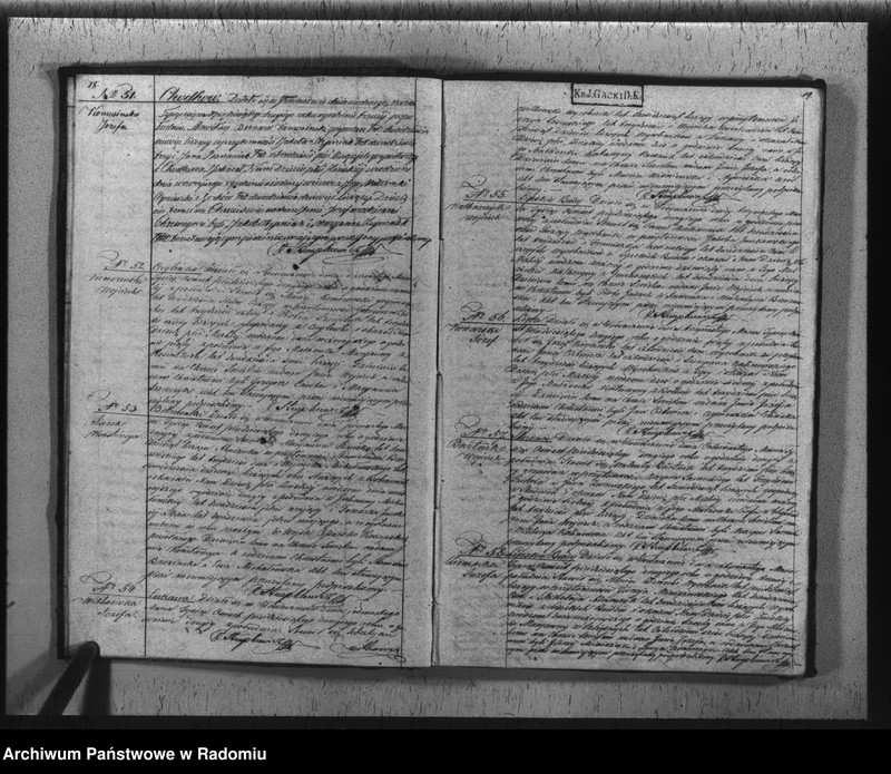 image.from.unit.number "Duplikat akt urodzonych, zaślubionych i zmarłych z parafii Głowaczów w roku 1852"