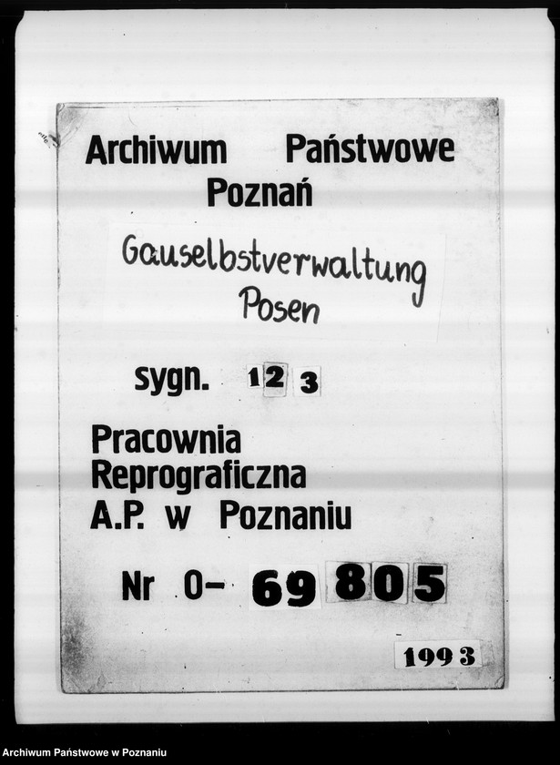 Obraz 1 z jednostki "Freimachung der Nebengebäude des Landeshauses."
