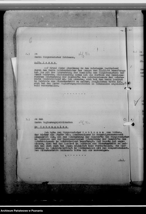 Obraz 10 z jednostki "Hohlmann, Bürgermeister"