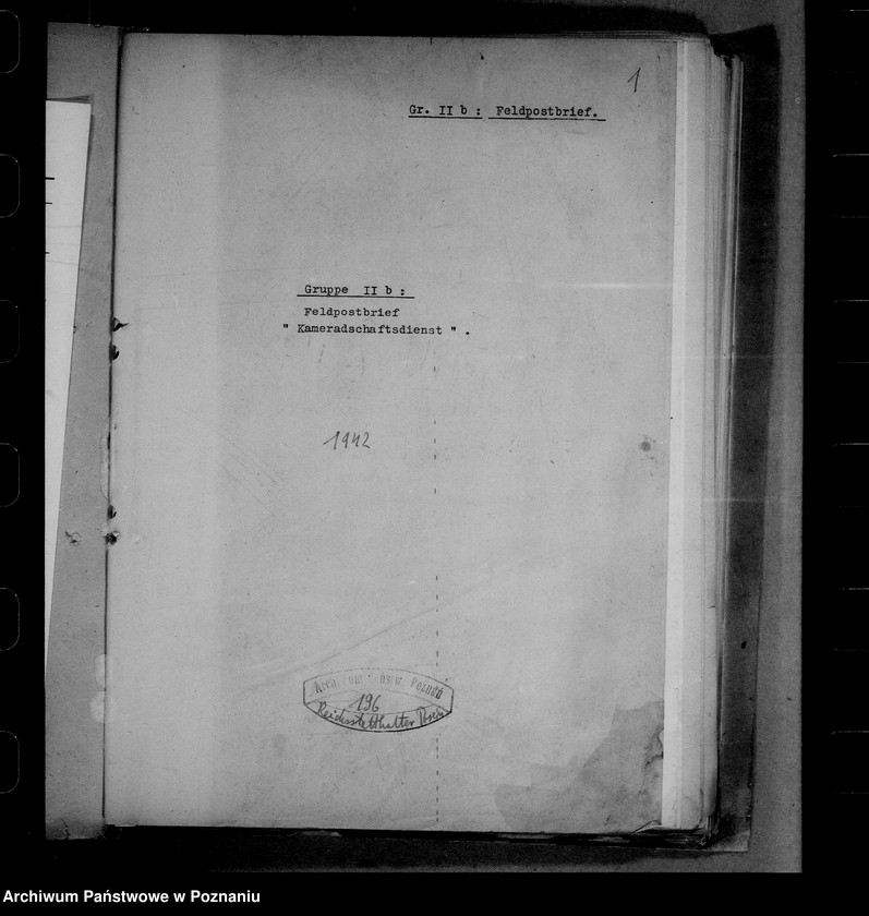 Obraz 5 z jednostki "Feldposthrief "Kameradschaftsdienst""