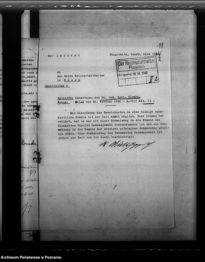 Obraz 15 z jednostki "Notdienstverpflichtung der Zahnärzte"