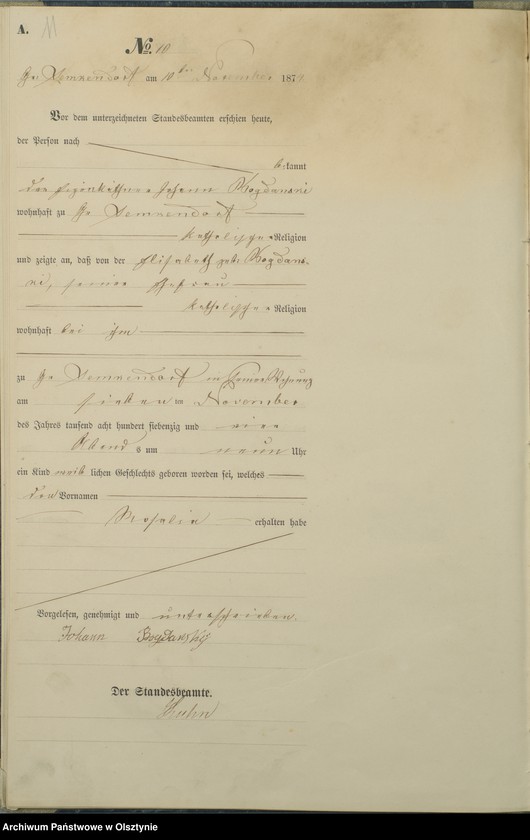 image.from.unit.number "Haupt-Geburts-Register Nr 1 - 30"