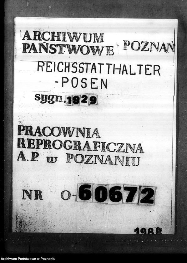 Obraz 1 z jednostki "Lageberichte des Regierungspräsidenten, Kalisch"