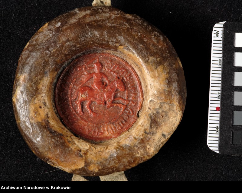 image.from.unit.number "Bolesław zwany Świdrygiełło książę Olgierdowicz przyrzeka dopełnić i dochować warunków poręczenia, które brat jego Władysław II Jagiełło król polski, złożył"