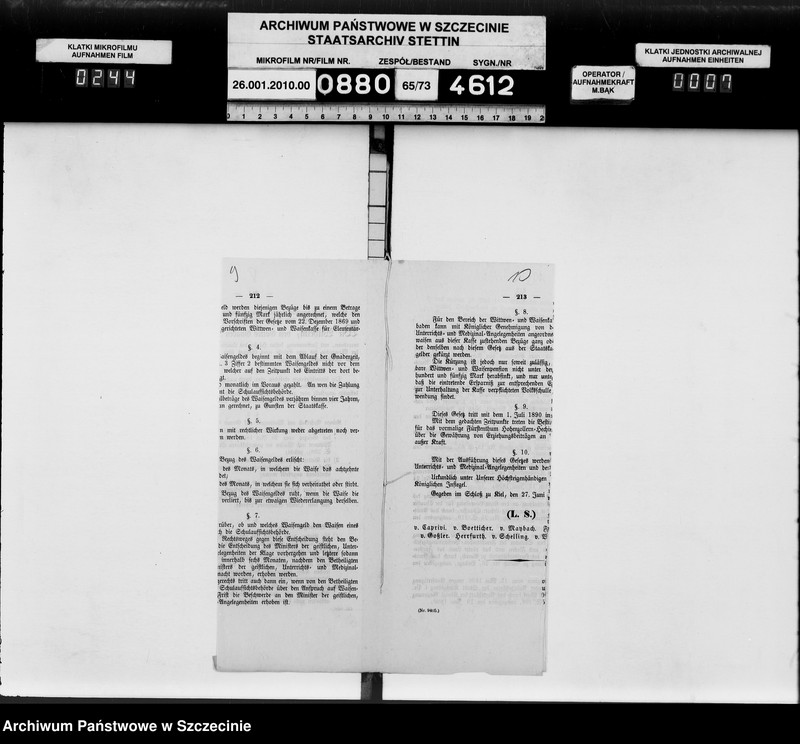 image.from.unit.number "Errichtung von Rentengütern, vol. I"
