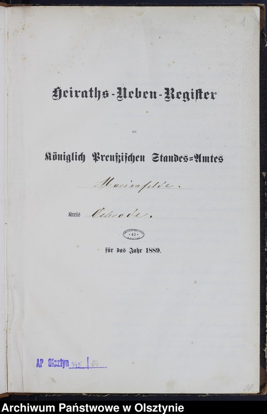 image.from.unit.number "Heiraths-Neben-Register Nr 1 - 18"