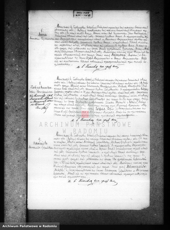 image.from.unit.number "Dublikat aktov graždanskago sostoâniâ ob urodivših, brakosočetavšihsâ i umerših v prihoda Glovačev za 1891 god"