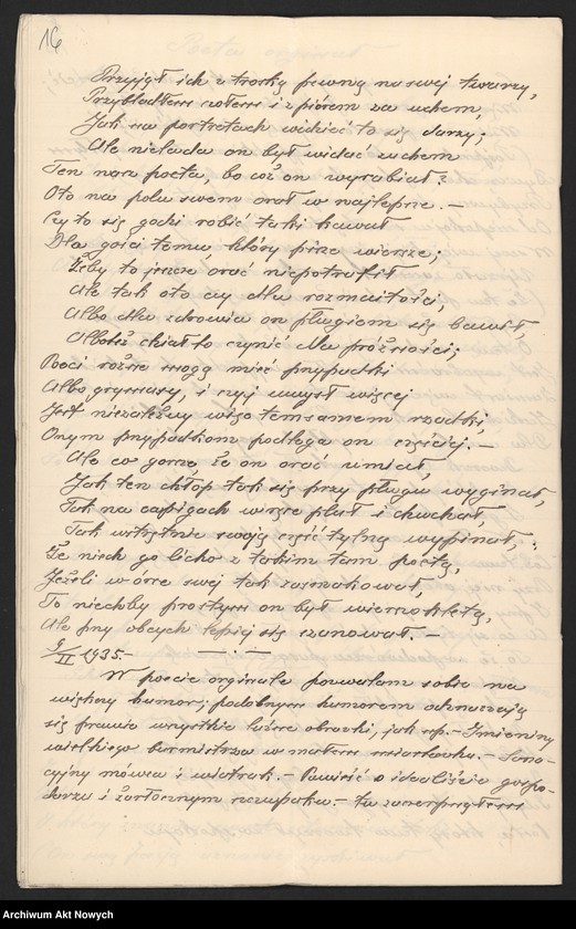 image.from.unit.number "Utwory literackie przesłane I. J. Paderewskiemu, cz. II"