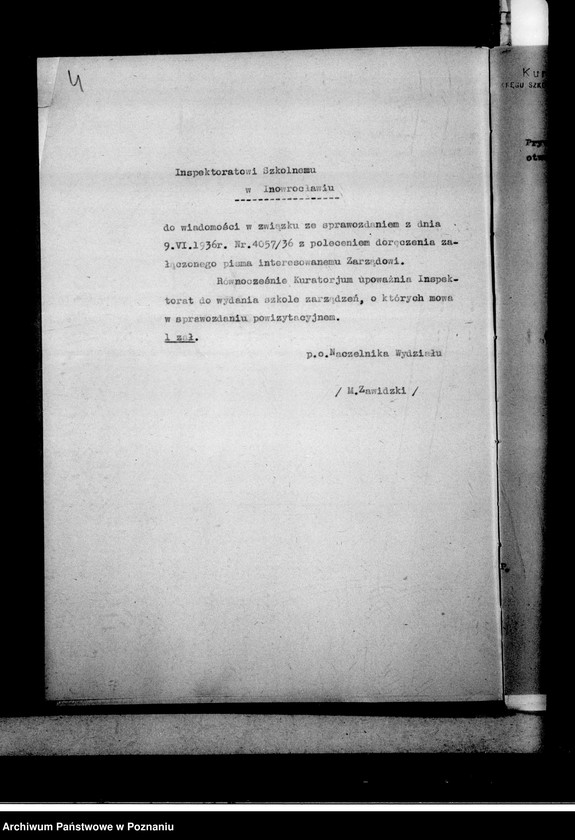 Obraz 8 z jednostki "Prywatna Szkoła Powszechna Zarządu Towarzystwa Szkolnego imienia Braci Śniadeckich w Żninie"