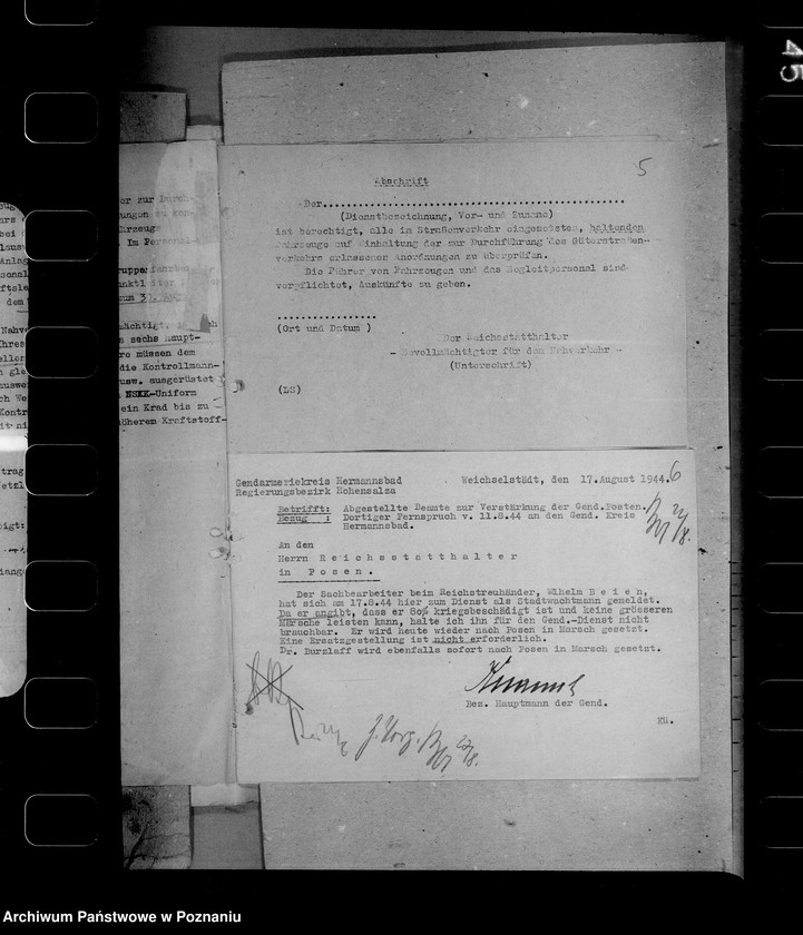 Obraz 9 z jednostki "Hilfsdienst bei der Gendarmerie"