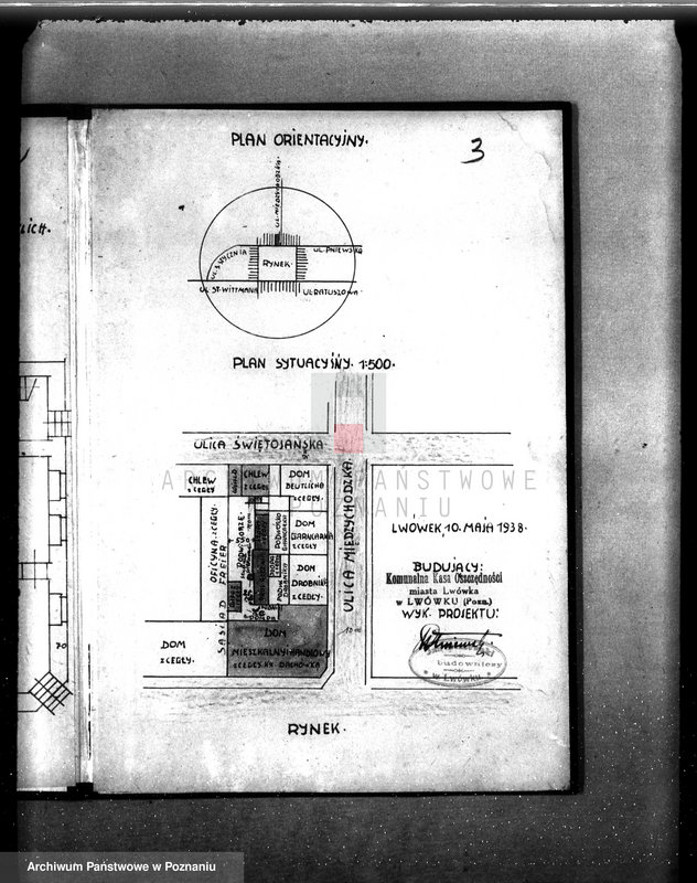 Obraz 8 z jednostki "Budowa rzeźni dla Komunalnej Kasy Oszczędnościowej w Lwówku, pow. Nowy Tomyśl"