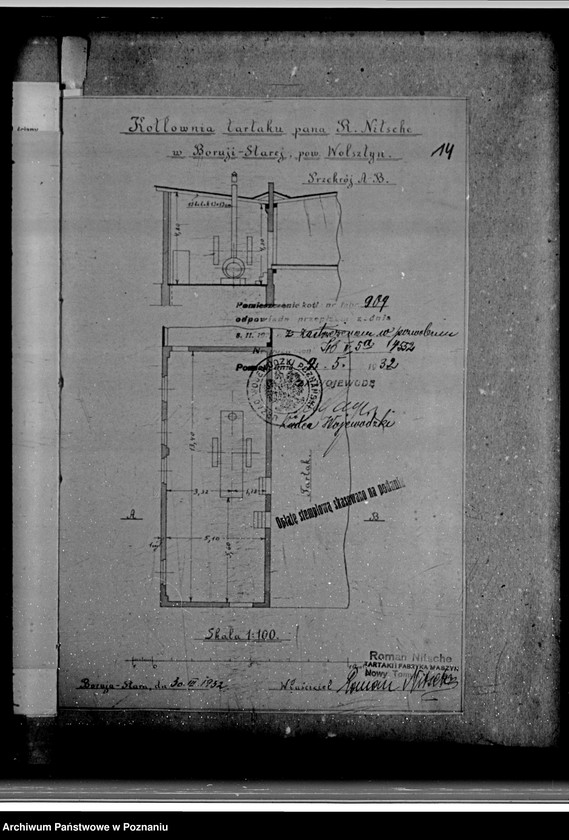 image.from.unit.number "Tartak parowy R. Nitsche w Boruji Starej powiat wolsztyński nr woj. kotła 4552"