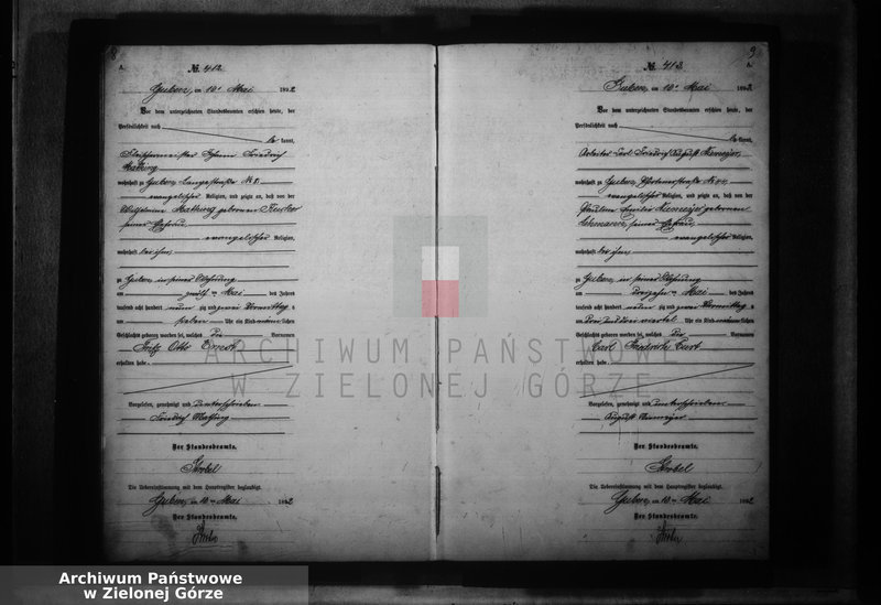 image.from.unit.number "Geburts-Neben-Register, Band II von No 405 bis No 798"