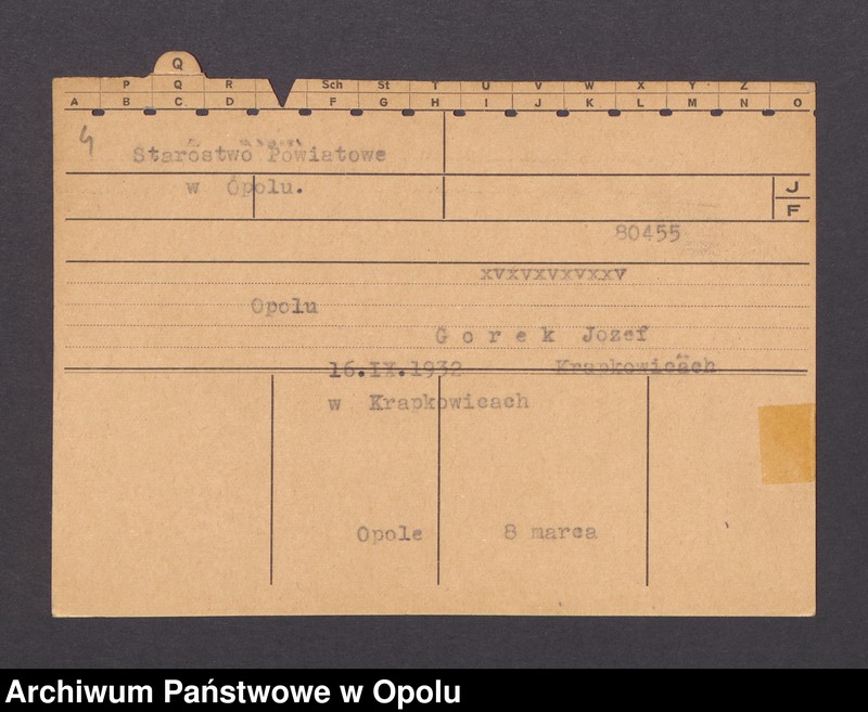 Obraz 6 z jednostki "[Klima Maria, ur. 08.09.1899 Gamow lub 08.09.1891]"