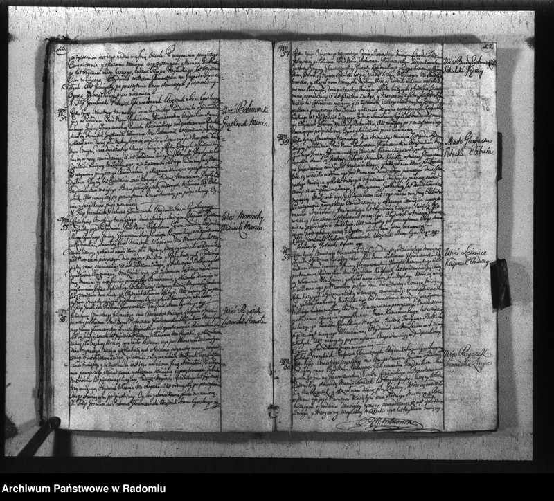 image.from.unit.number "Księga urzędnika stanu cywilnego parafii y miasta Głowaczewa do zapisywania wszelkich aktów na rok 1813"