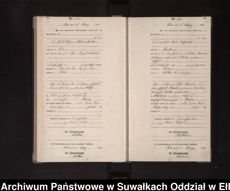 image.from.unit.number "Sterbe-Neben-Register des Königlichen Preussischen Standes-Amtes Orlen Kreis Loetzen"