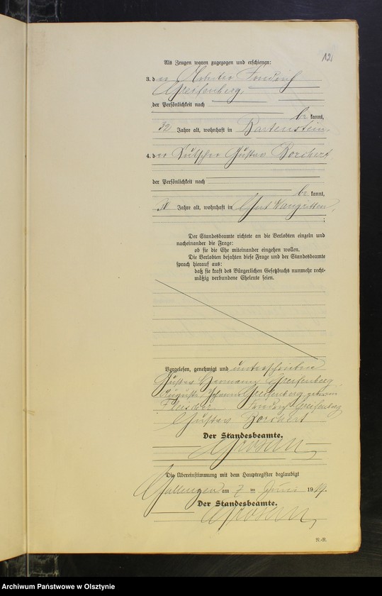 image.from.unit.number "Heirats-Neben-Register Nr 1 - 26 [ Księga małżeństw - wtóropis ]"