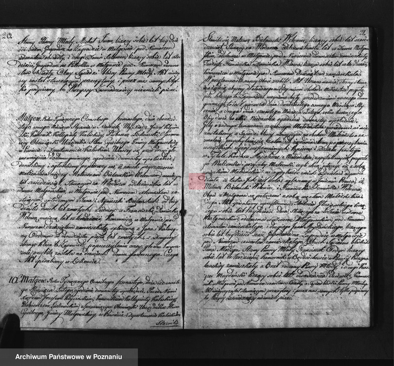 image.from.unit.number "Akta zapowiedzi i ślubów małżeńskich"