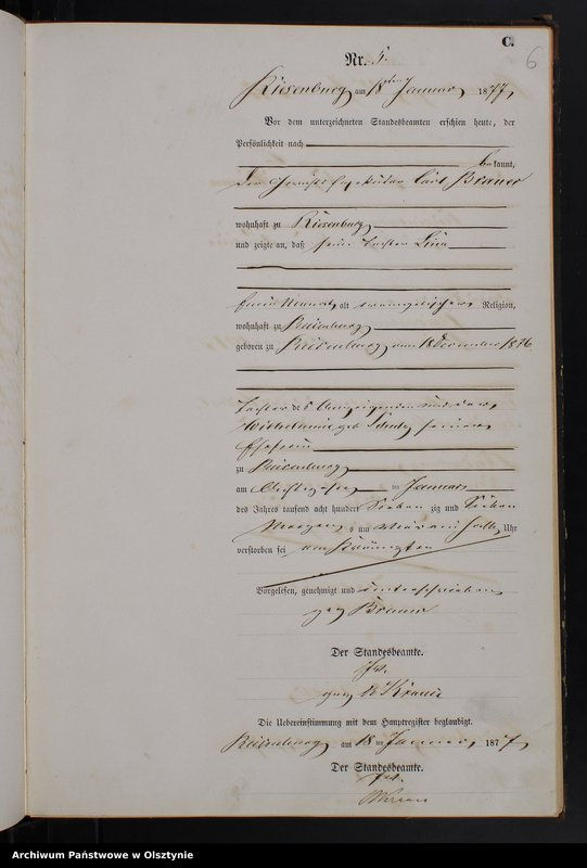 image.from.unit.number "Sterbe-Neben-Register Nr 1 - 95"