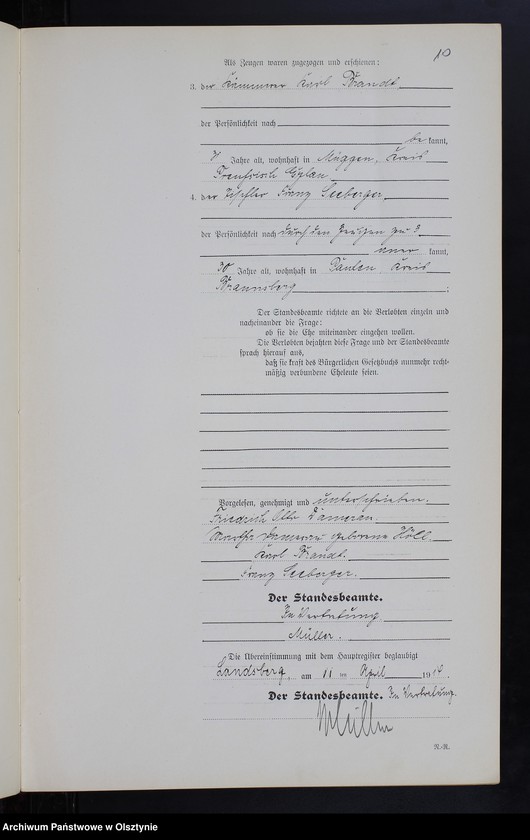 image.from.unit.number "Heiraths-Neben-Register Nr 1 -16 [ Księga małżeństw- wtóropis ]"