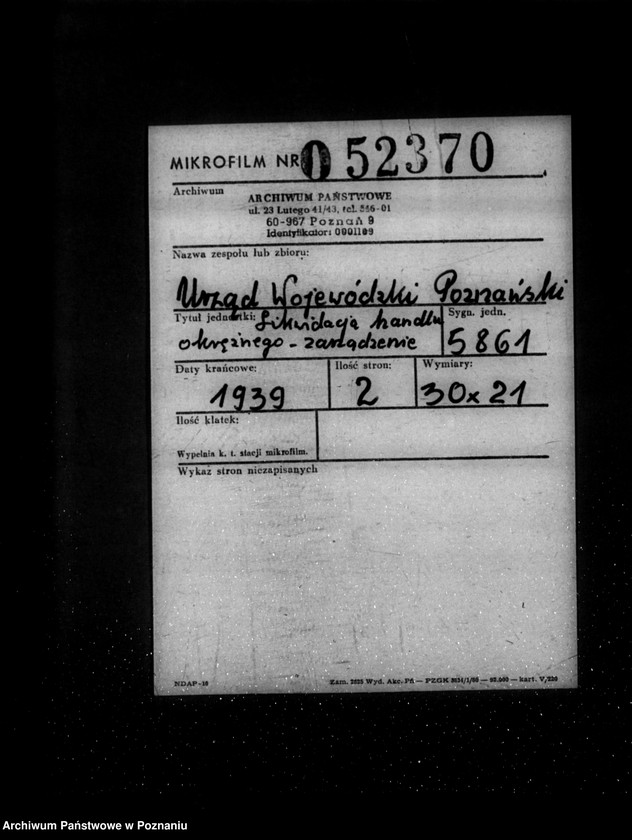 image.from.unit.number "/Likwidacja handlu okrężnego - tajne, zarządzenie/"