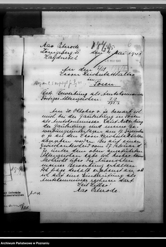 Obraz 10 z jednostki "Osterode, Max - komisarz obwodowy"