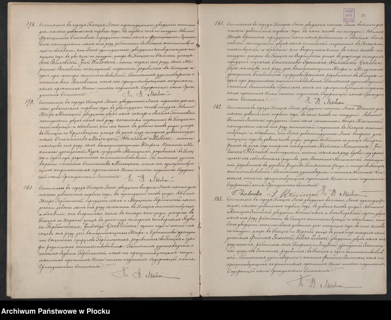image.from.unit.number "Akta urodzeń, małżeństw i zgonów"